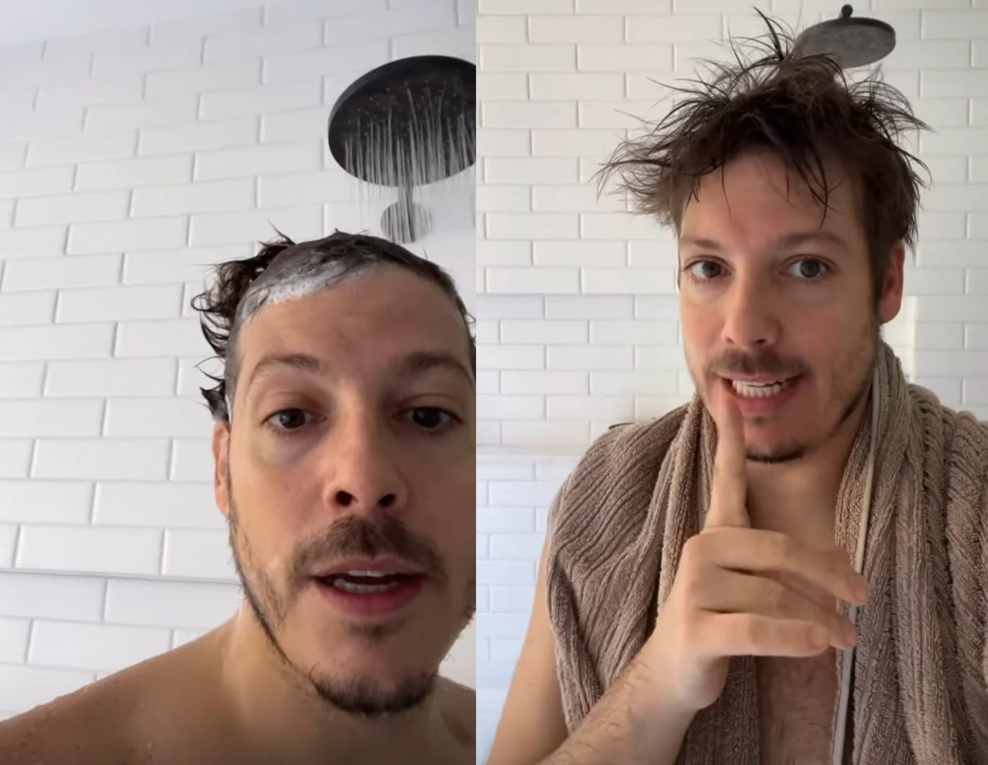 Fabio Porchat ironizou problema no chuveiro de sua casa após fim das obras  - Reprodução/Instagram