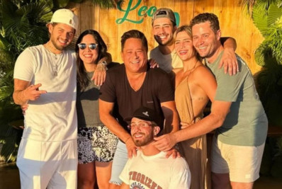 Leonardo comemora aniversário com a família completa