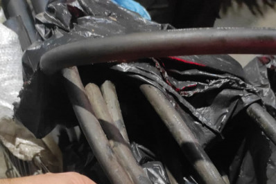 PM prende três homens com 40 metros de cabos de cobre na Zona Norte