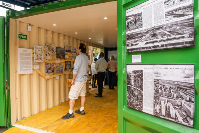 Exposição sobre a história da Ponte Rio-Niterói chega a Teresópolis