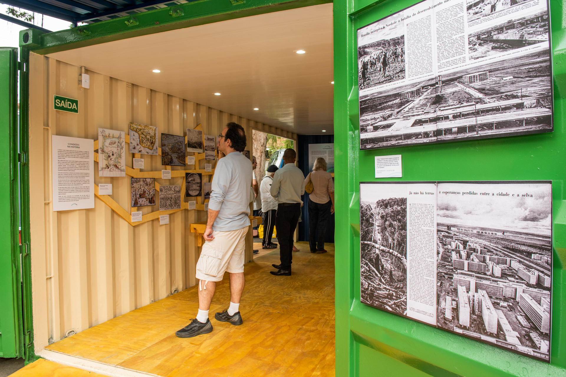Após visitar a exposição, o visitante poderá participar de um game interativo e testar seus conhecimentos sobre a maior Ponte do Hemisfério Sul, de forma divertida. - Andre Cyriaco