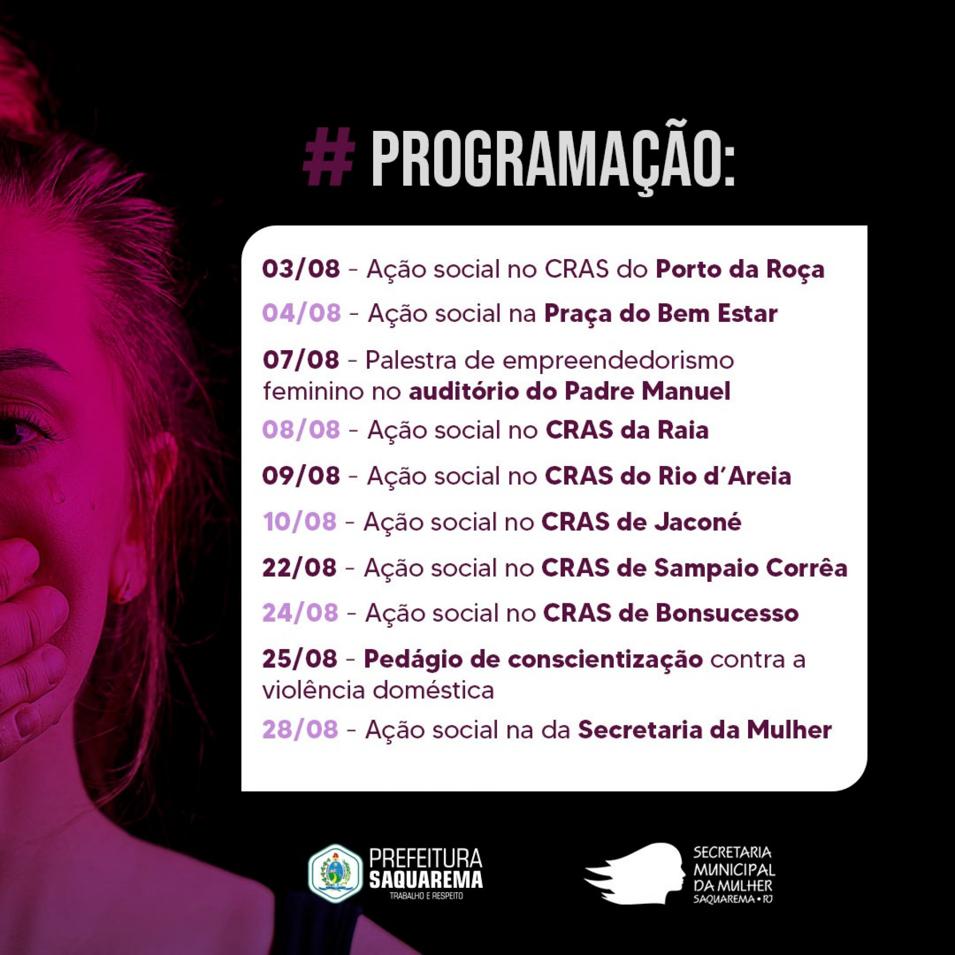 Prefeitura de Saquarema realiza campanha 