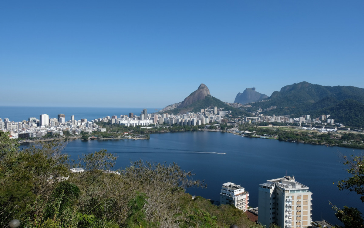 Mirante do Parque da Catacumba, na Lagoa Rodrigo de Freitas - Pedro Ivo / Agência O Dia
