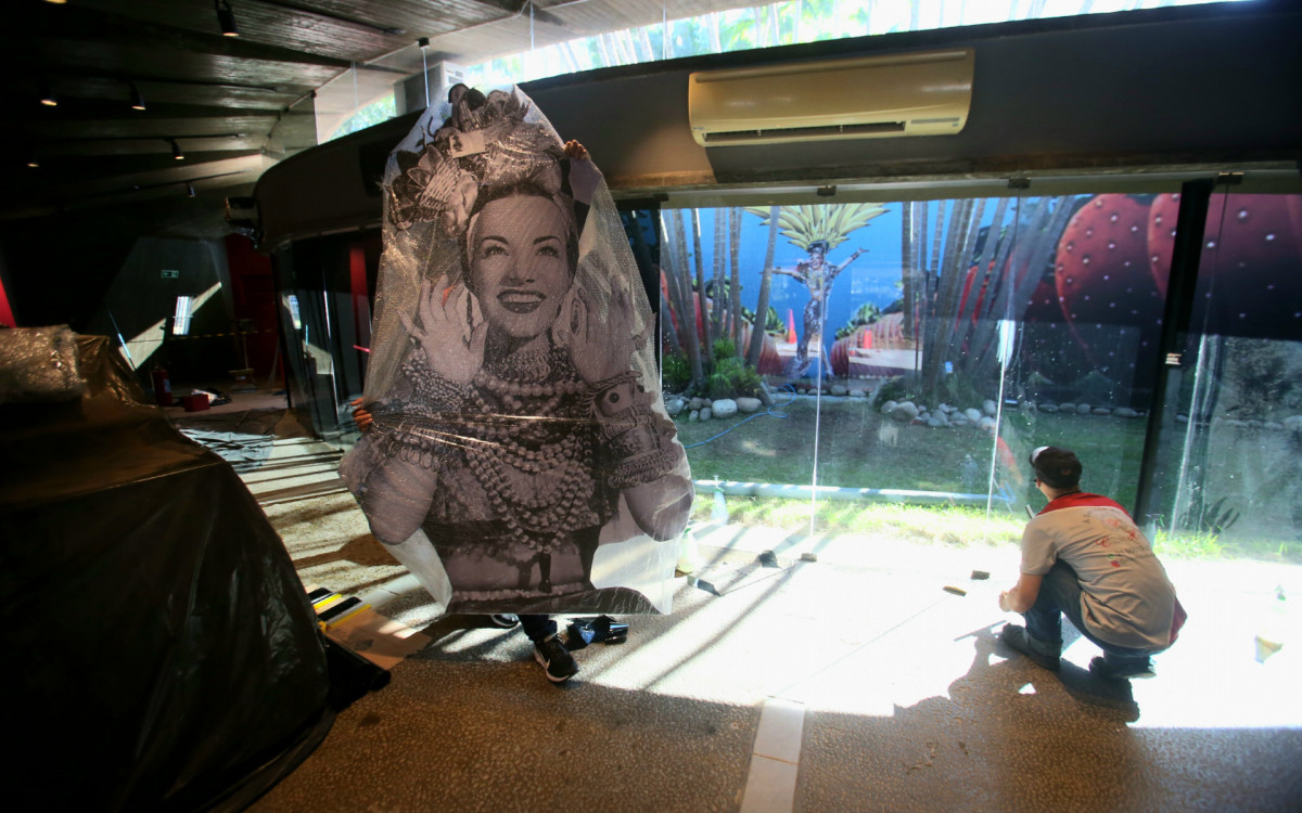  Museu Carmen Miranda, no Parque do Flamengo, est&aacute; na montagem final e abre as portas para o p&uacute;blico no dia 4 de agosto - Cleber Mendes/Agencia O Dia