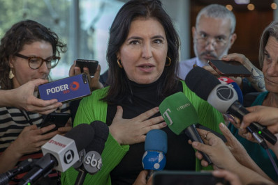 Pegamos R$ 400 mi para rechear pastas novas como Mulheres e Diretos Humanos em 2024, diz Tebet