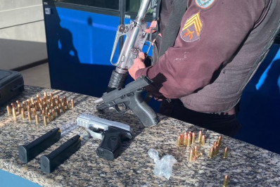 Pistola é apreendida no bairro Boa Sorte, em Barra Mansa