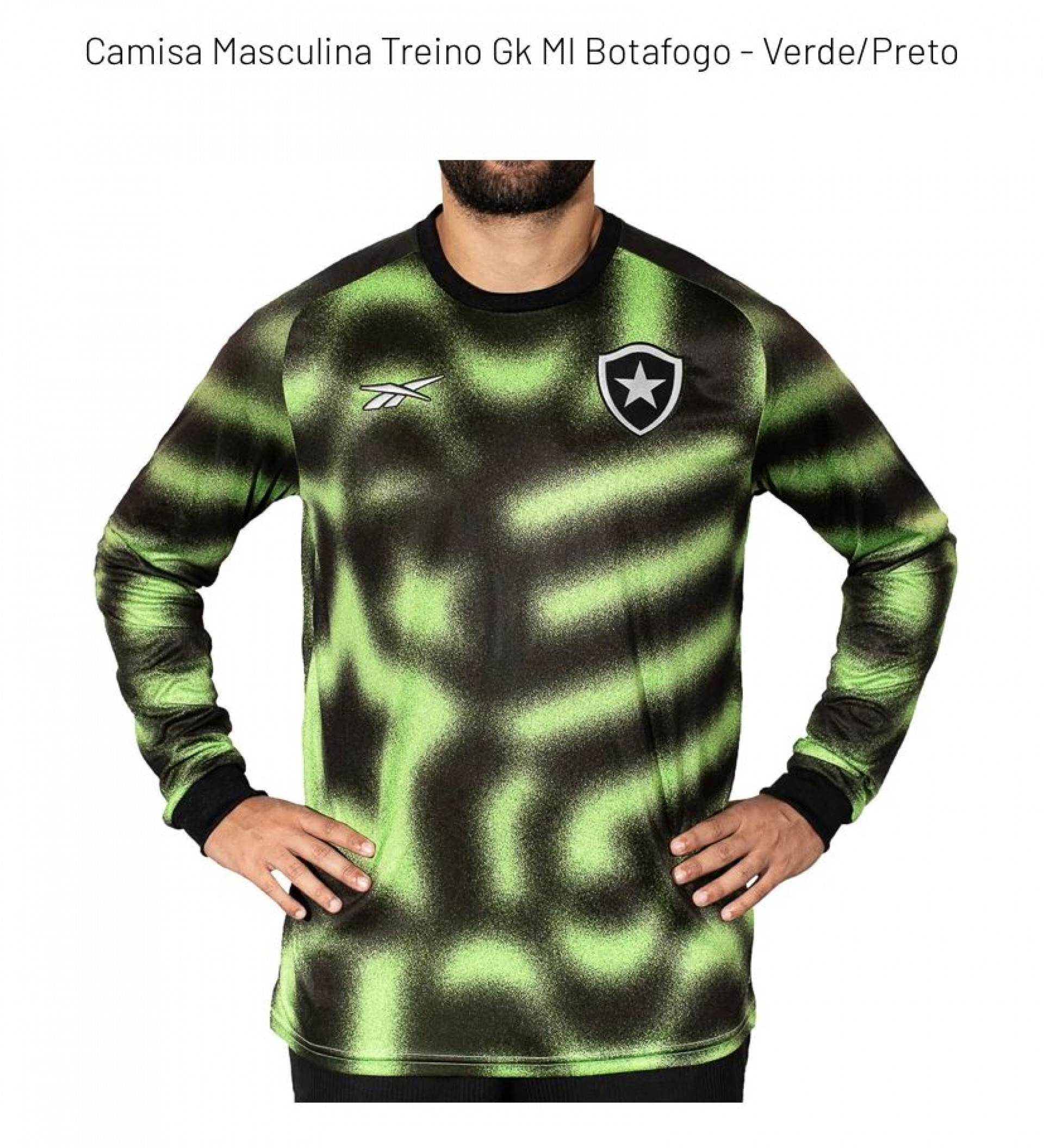 Nova camisa de aquecimento dos goleiros do Botafogo