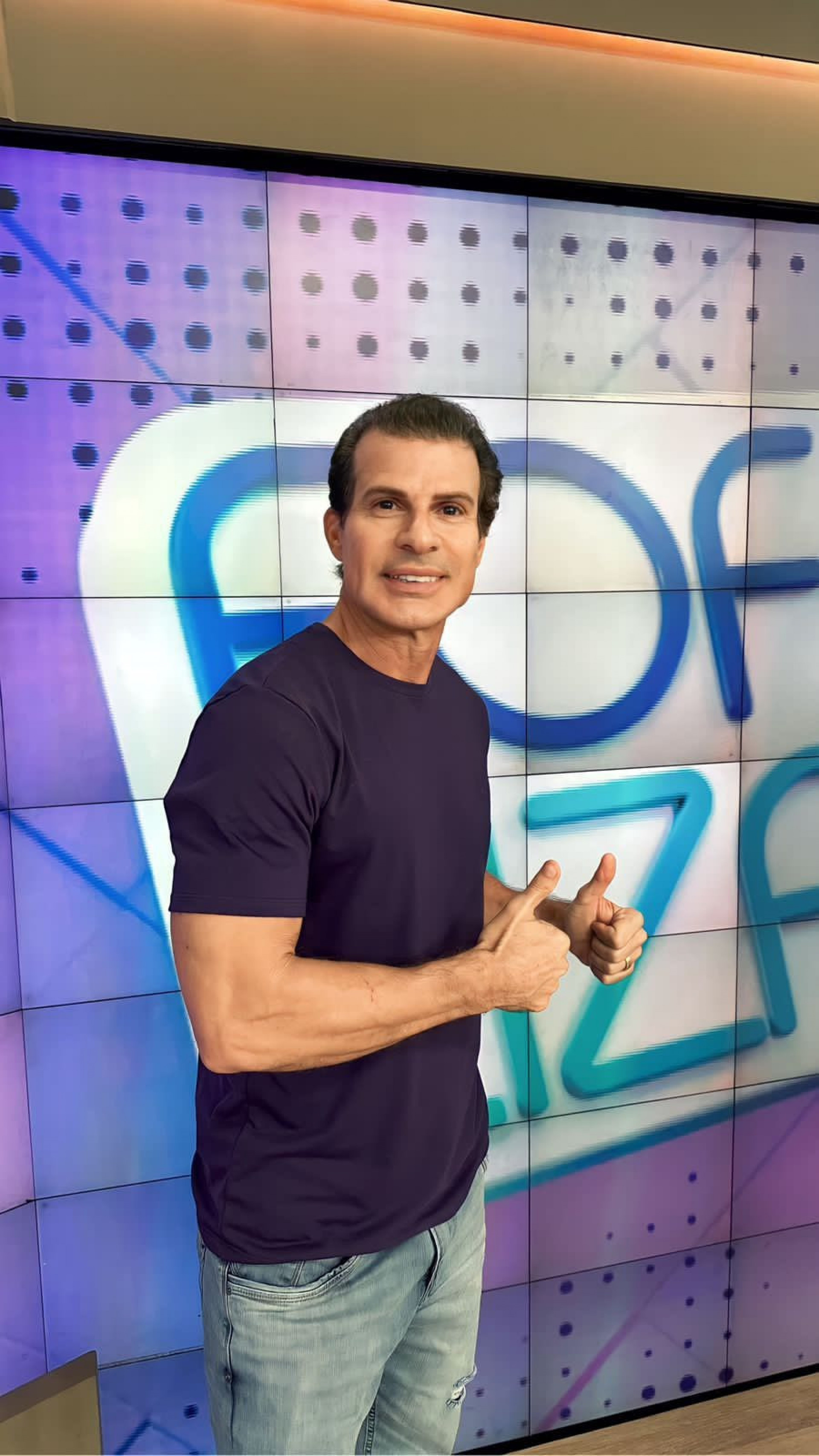 Resultado da harmonização de Túlio Maravilha - Reprodução/Instagram/SBT