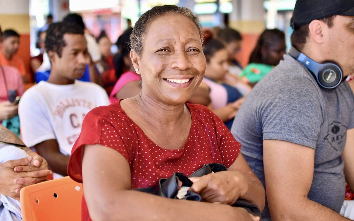 A manicure Nadier dos Santos destacou que o atendimento foi r&aacute;pido e organizado