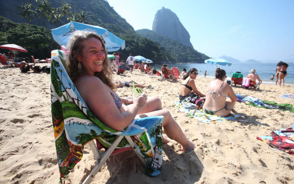 Simone Otto, jornalista, de 44 anos, &eacute; de Porto Alegre, no Rio Grande do Sul, e est&aacute; passando o fim de semana na cidade