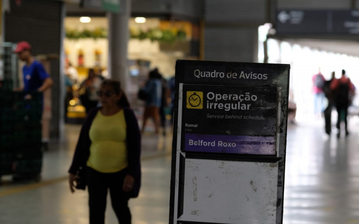 Ramal Belford Roxo teve trecho suspenso nesta sexta-feira 