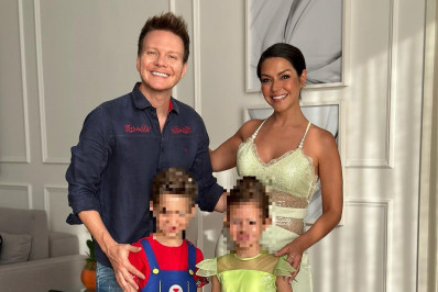 Filhos de Michel Teló estouram o fofurômetro com fantasias para aniversário