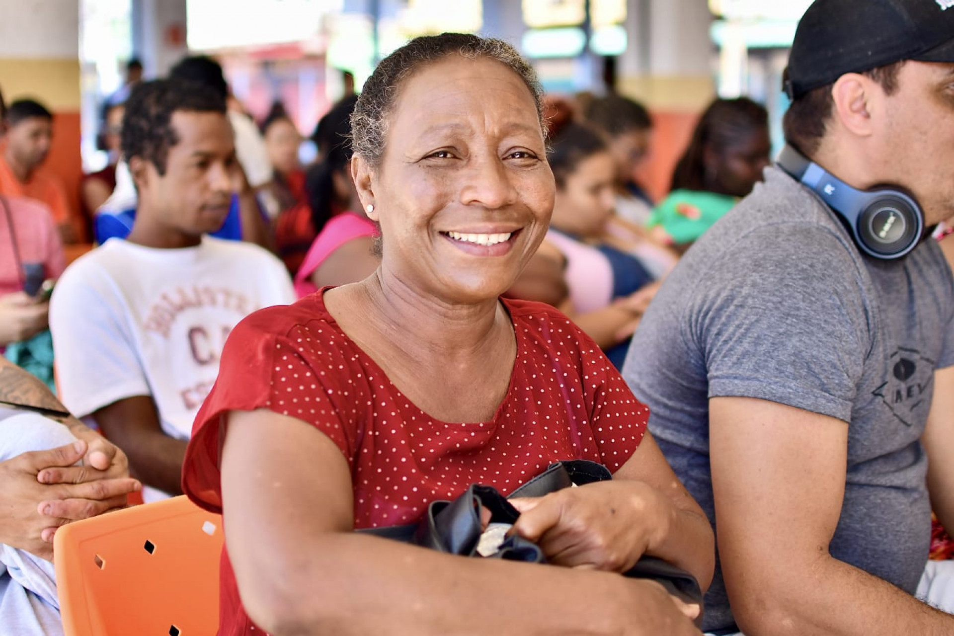 A manicure Nadier dos Santos destacou que o atendimento foi r&aacute;pido e organizado - Jeovani Campos/PMBR