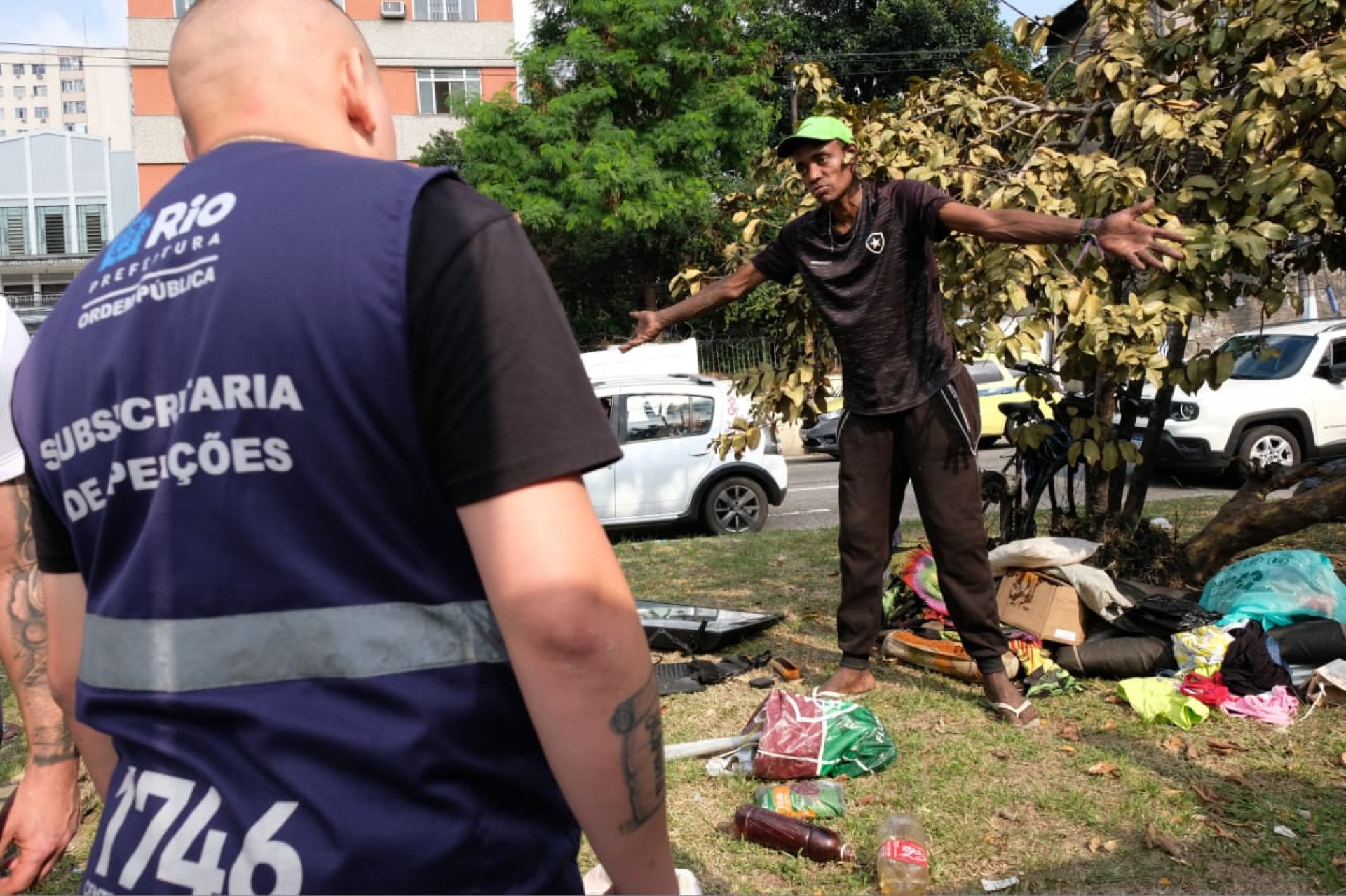 Região é ocupada irregularmente por pessoas em situação de rua e usuários de drogas - Pedro Ivo / Agência O Dia