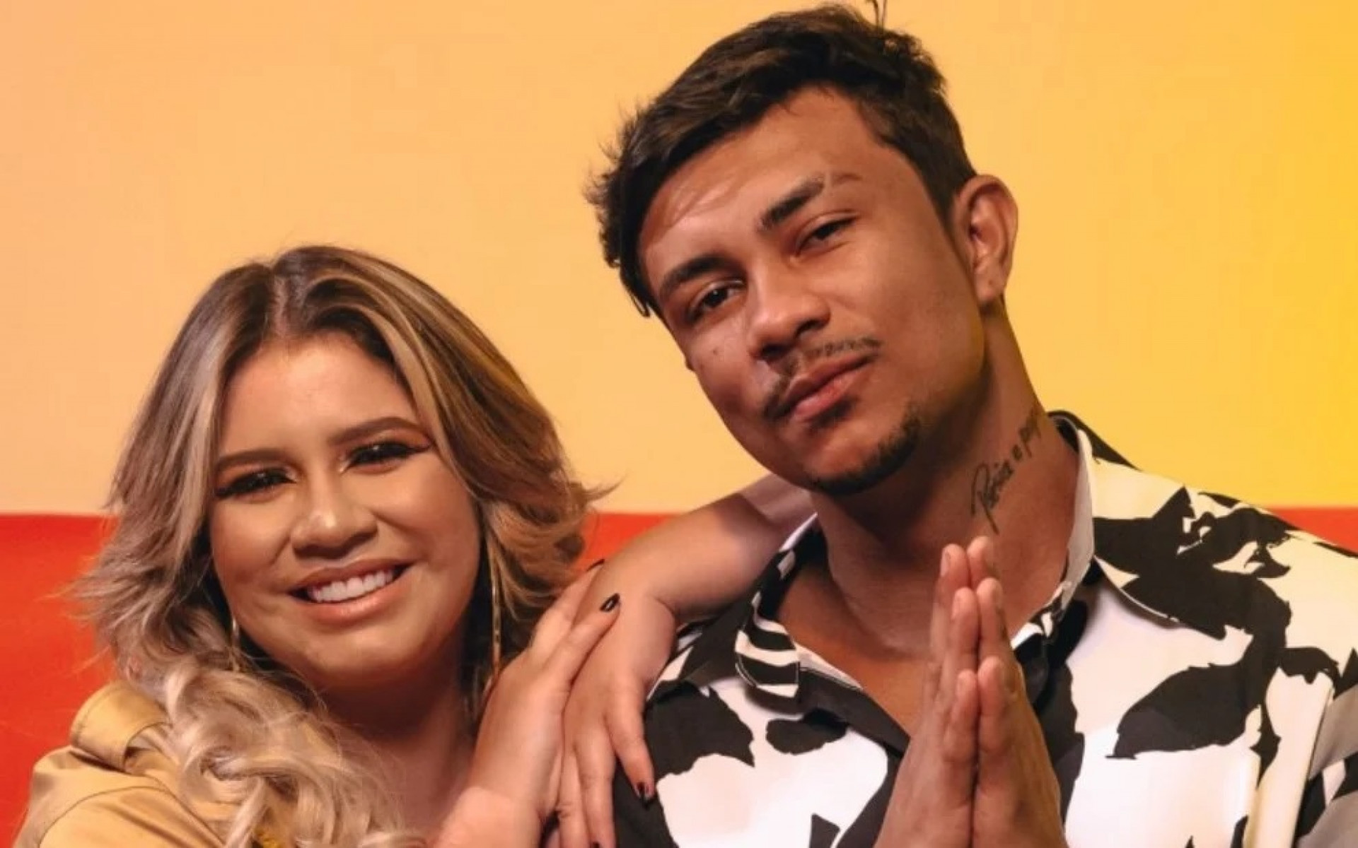 Marília e Xamã fizeram parceria - Divulgação