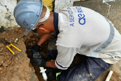 Águas do Rio adia manutenção de tubulação na Zona Norte