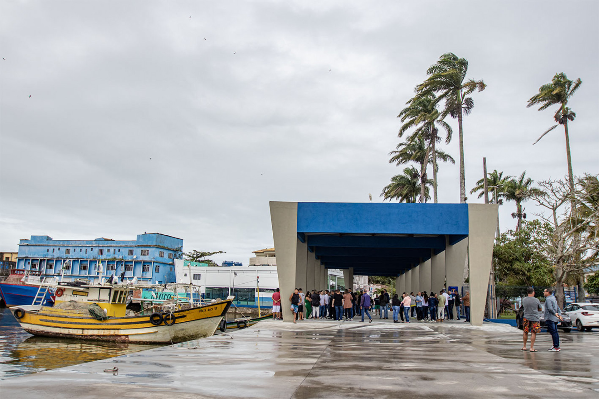 Prefeito Welberth Rezende enfatizou a importância das obras para a cidade e a valorização da classe pesqueira - Foto: Moisés Bruno H. Santos