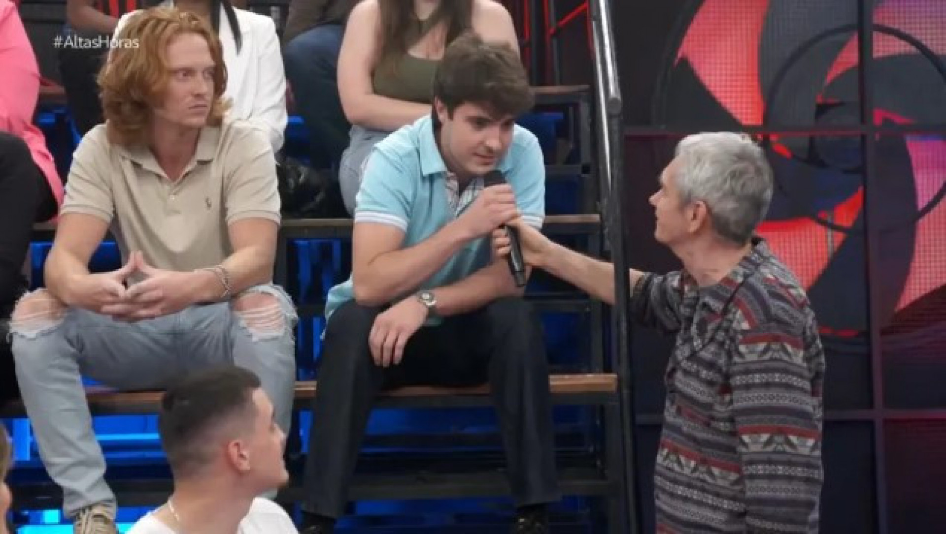 Serginho Groisman conversa com João Liberato - Reprodução/Globo