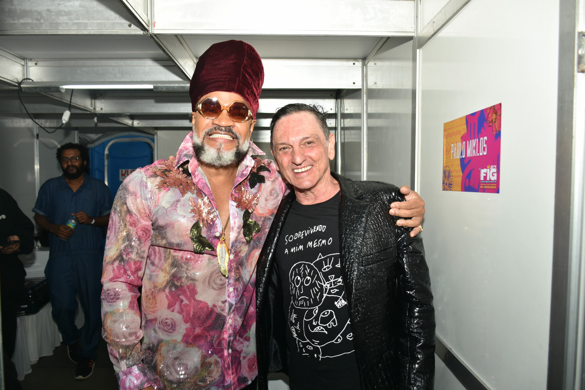 Carlinhos Brown e Paulo Miklos - Felipe Souto Maior/Ag.News