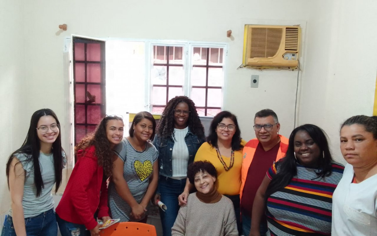 Equipe da Secretaria de Saúde fez atendimento no Centro de Atenção Psicossocial ? Álcool e Drogas (Caps-AD)