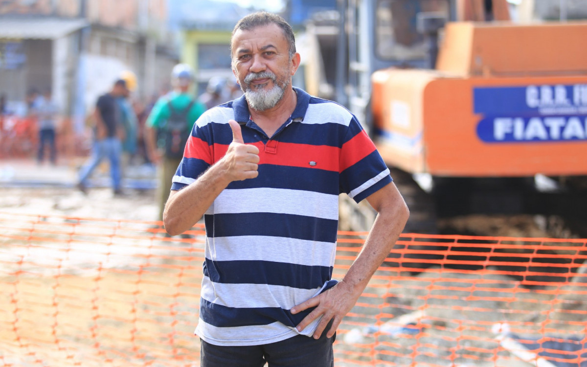 Severino Ramos enfatizou que o progresso e a esperança chegaram juntos com a transformação do bairro