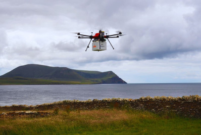 Drones distribuem correio em arquipélago na Escócia