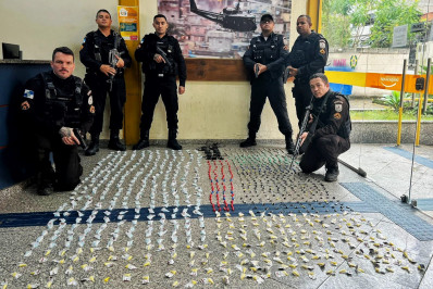 Dupla é presa em depósito de drogas em Barra do Piraí