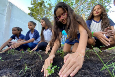 Horta Escolar Agroecológica é lançada para incentivar a consciência ambiental em estudantes