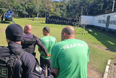 Governo do Rio transfere três lideranças criminosas para presídio federal