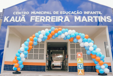 Rede municipal de ensino de Itaboraí volta às aulas com novo Centro Municipal de Educação Infantil no Apolo