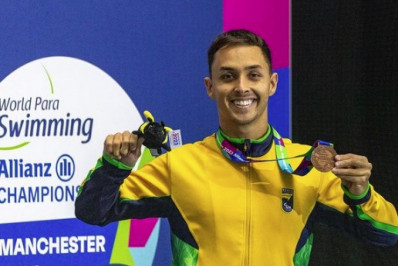 Daniel Mendes conquista duas medalhas no Mundial de Natação Paralímpica