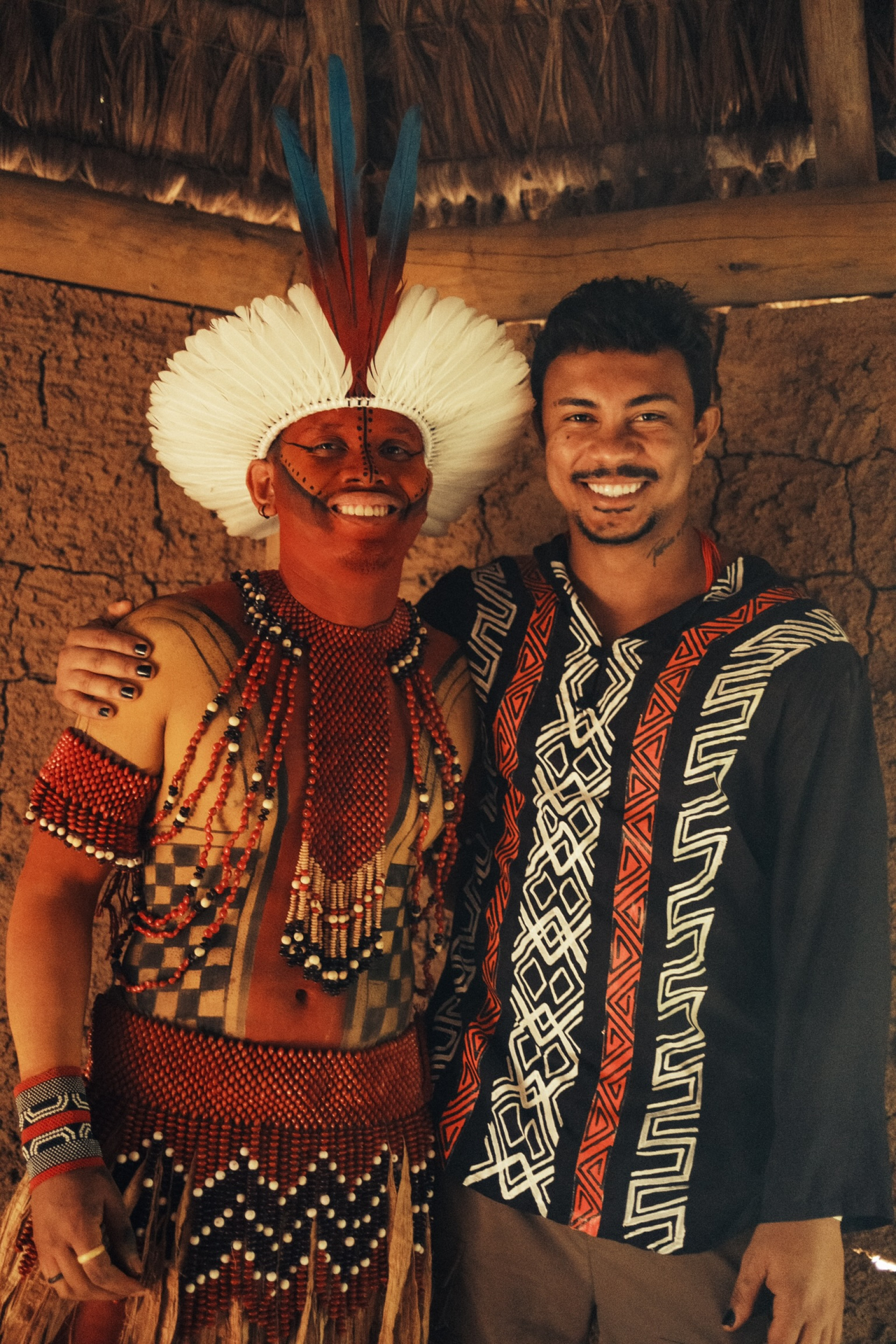 Xamã visita comunidade indígena