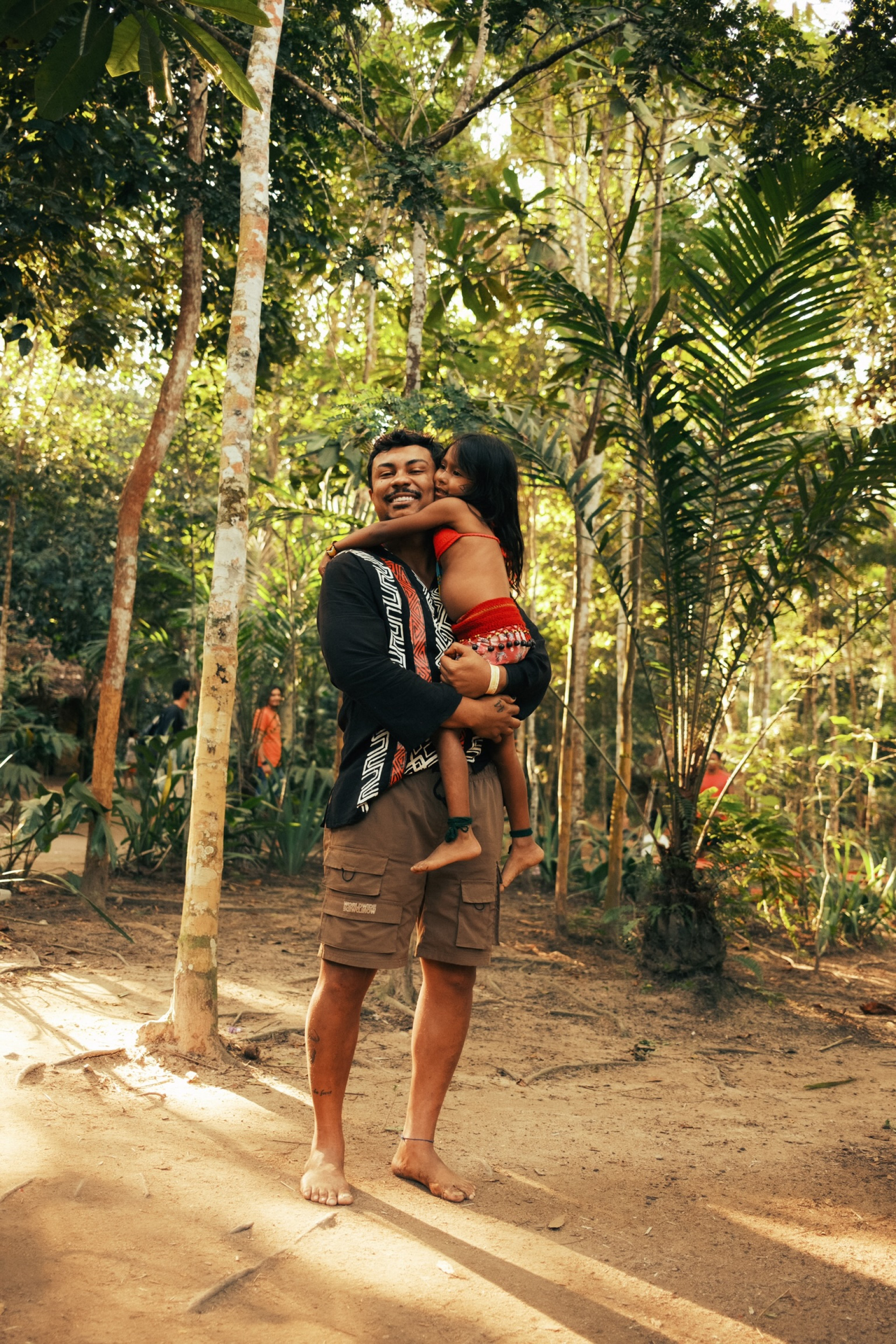 Xamã visita comunidade indígena