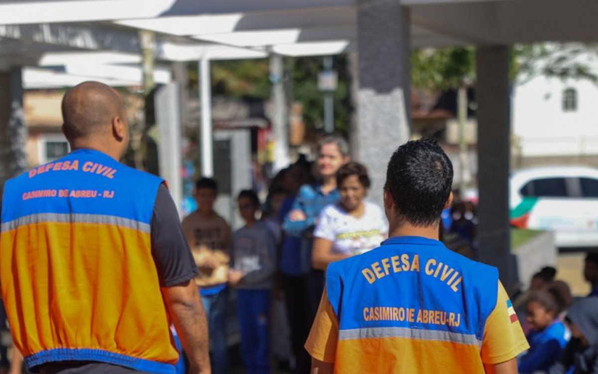 Simulado foi na Escola Municipal Pastor Luiz Laurentin
