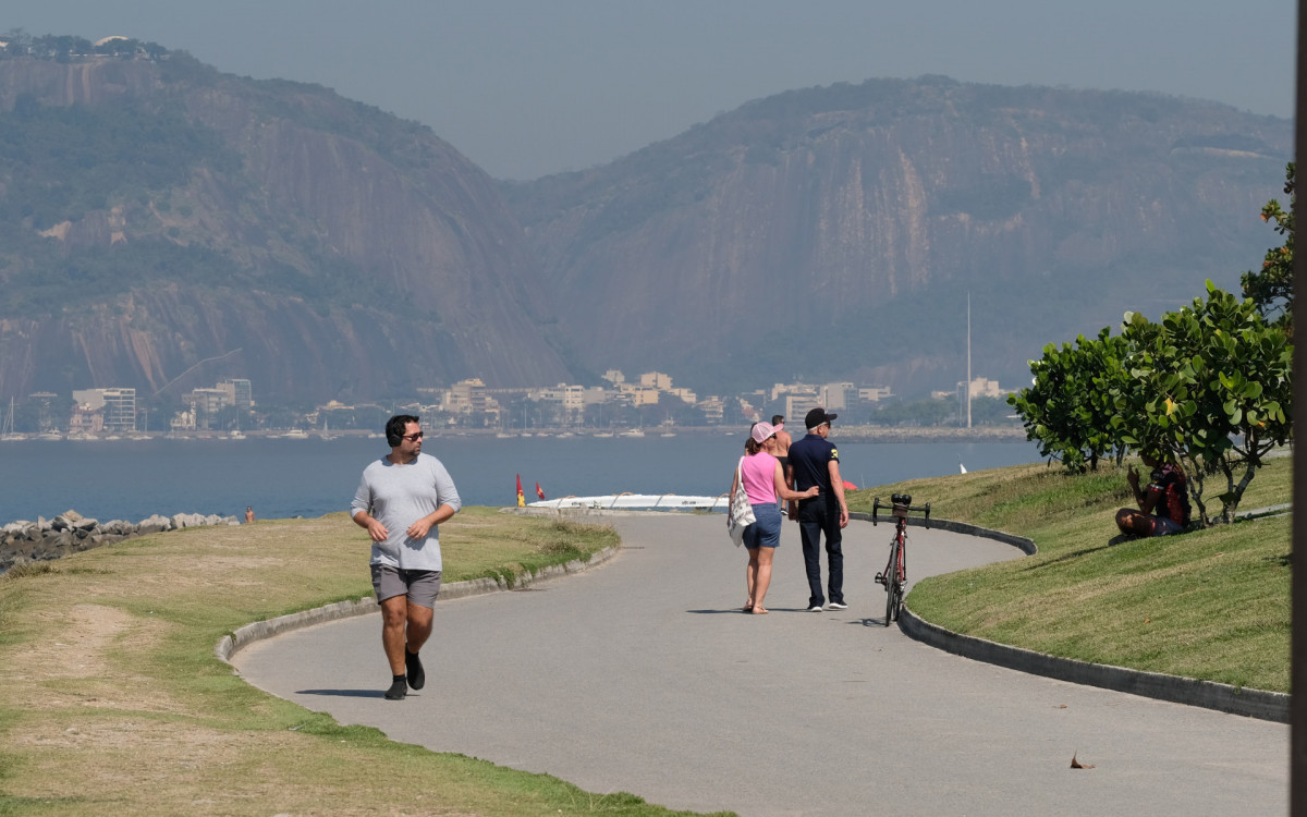 Prainha da Gl&oacute;ria, no aterro do Flamengo - Pedro Ivo/ Ag&ecirc;ncia O Dia                                                                                                                                                                                                                                                 