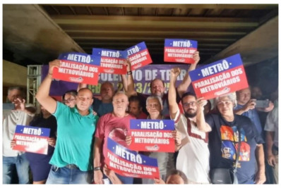 Metrô do Recife entra em greve por tempo indeterminado