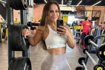 Viviane Araujo mostra corpo definido após lipoaspiração