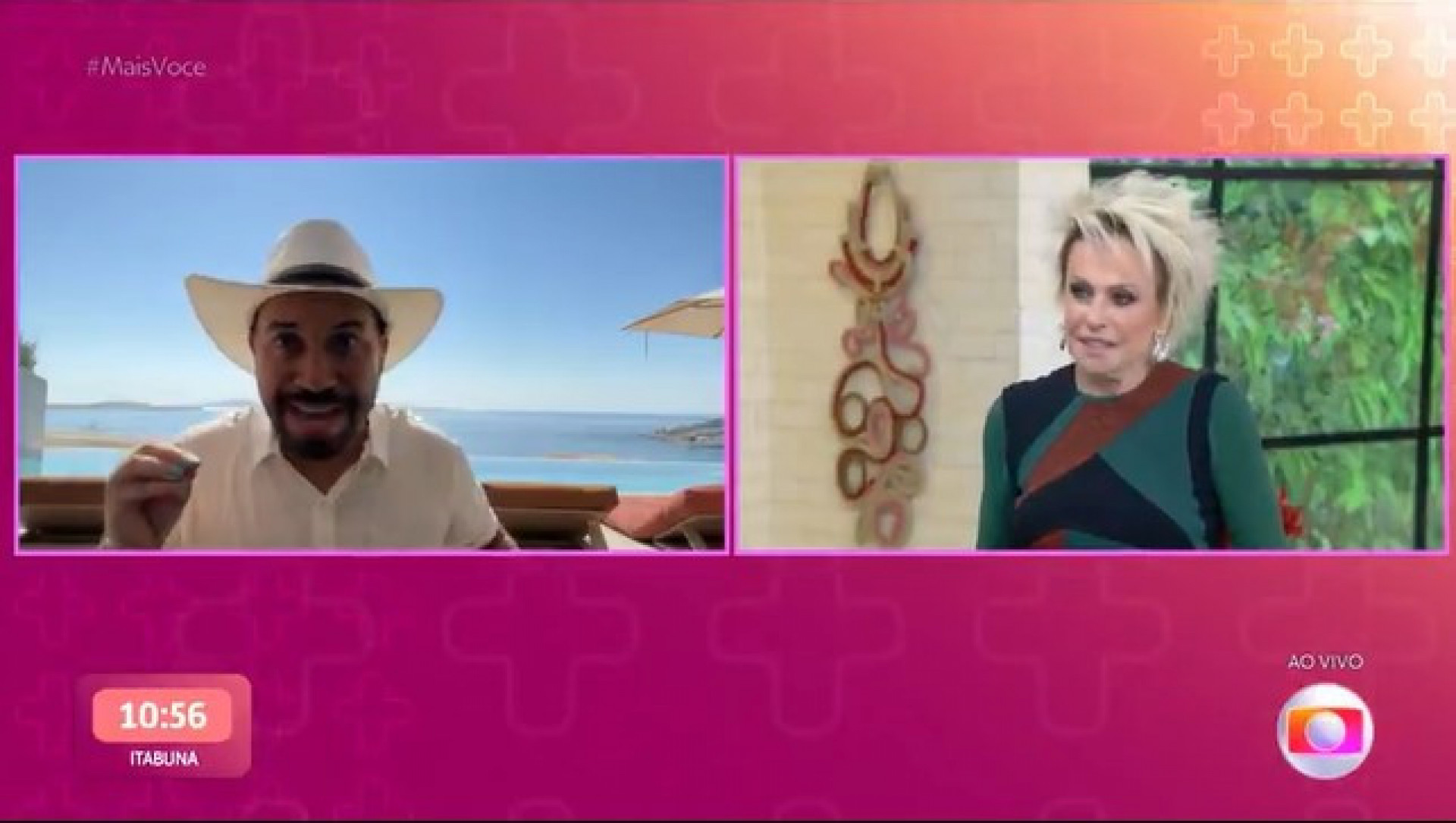 Gil do Vigor e Ana Maria Braga - Reprodução/Globo