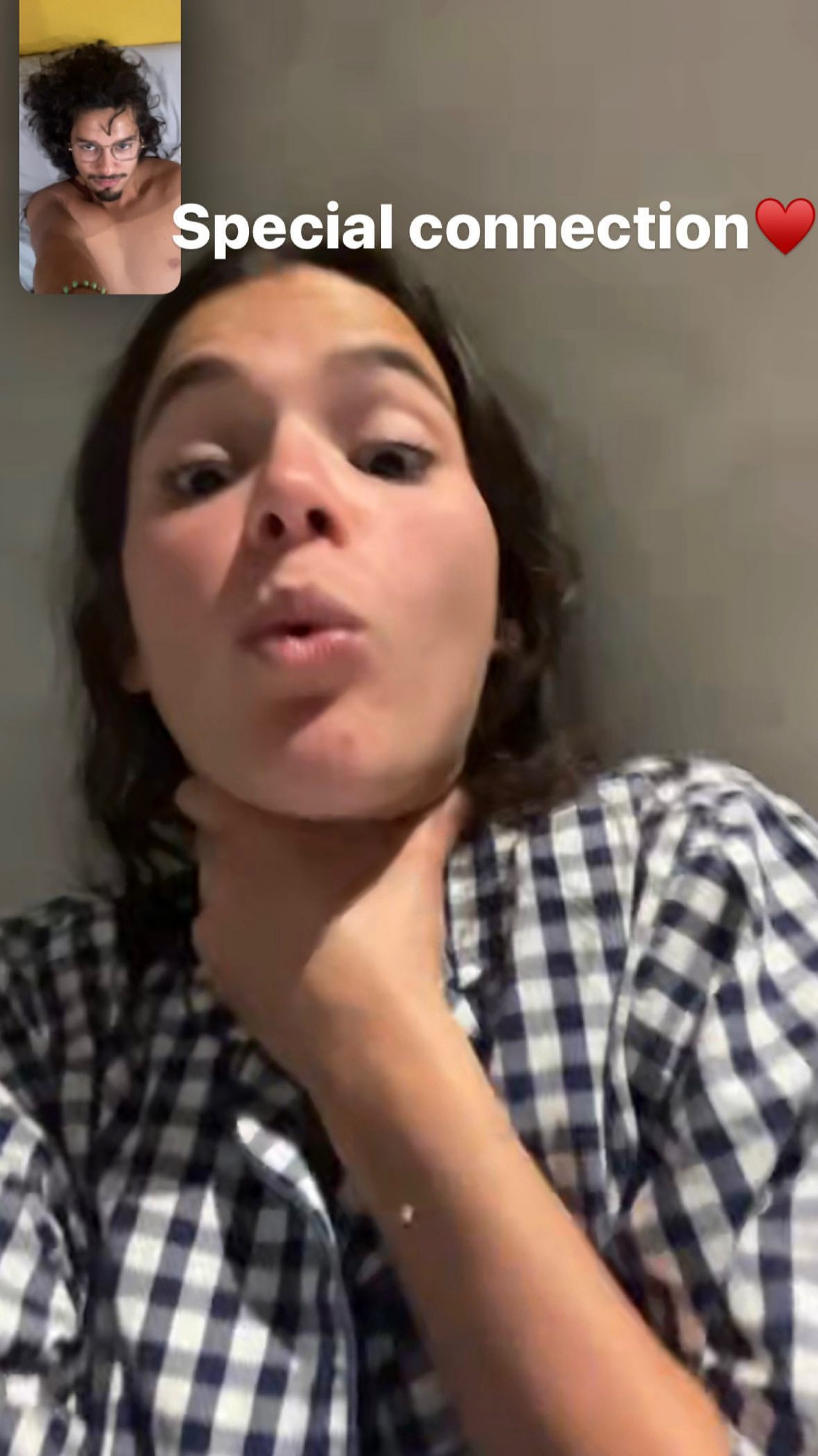 O ator Xolo Maridueña, de 'Besouro Azul', celebrou o aniversário de Bruna Marquezine nas redes sociais - Reprodução/Instagram