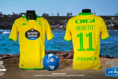 Nas cores verde e amarela, clube espanhol lança camisa em homenagem à jogadores brasileiros 