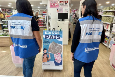 Dia dos Pais: Procon RJ notifica sites, fiscaliza e orienta lojas físicas e restaurantes