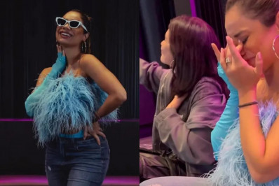 Lexa cai no choro durante trabalho nos Estados Unidos: 'É de alegria'