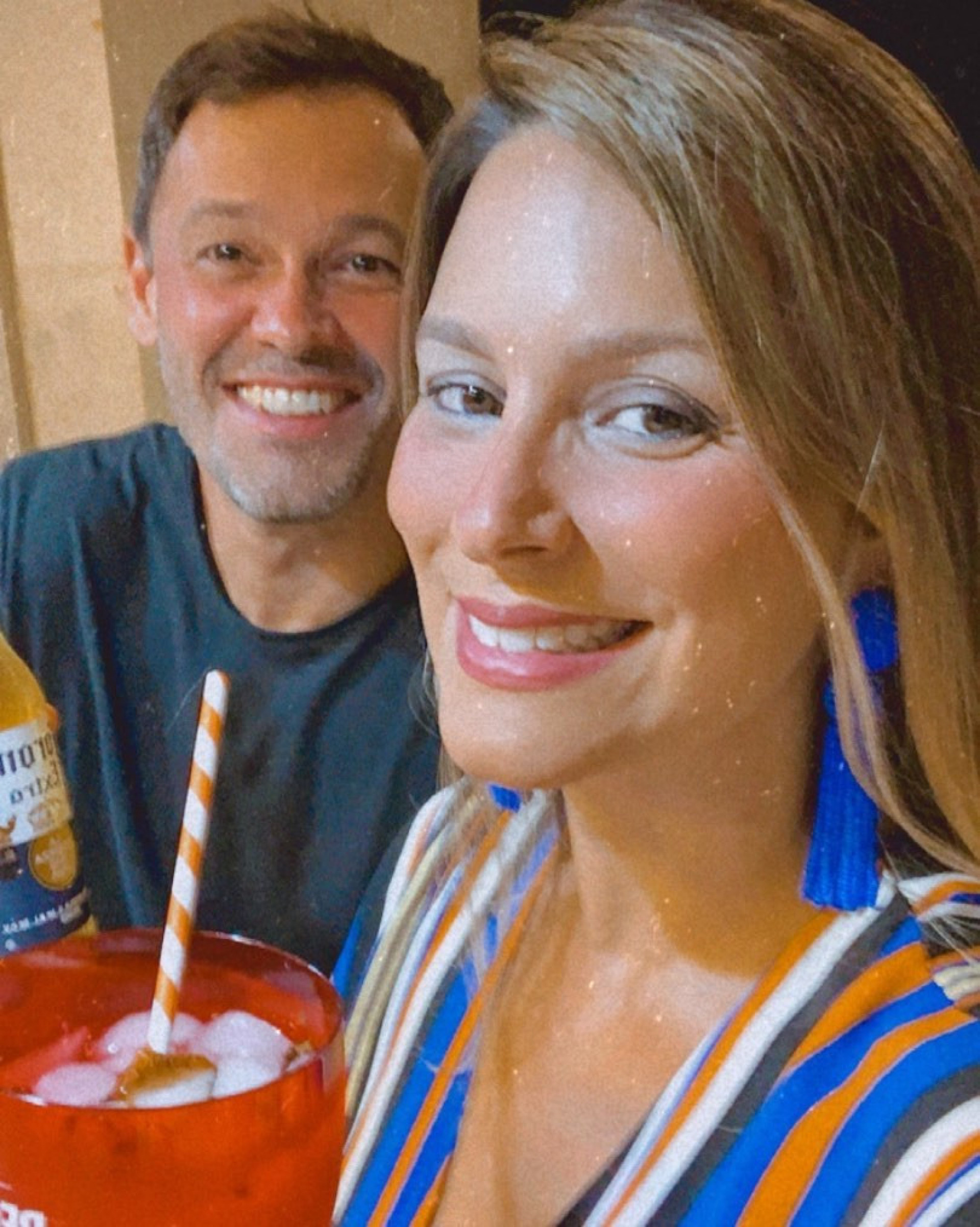 Ex de Sidney Sampaio, Juliana Gama, e seu atual companheiro, Eduardo Lobo - Reprodu&ccedil;&atilde;o/Instagram