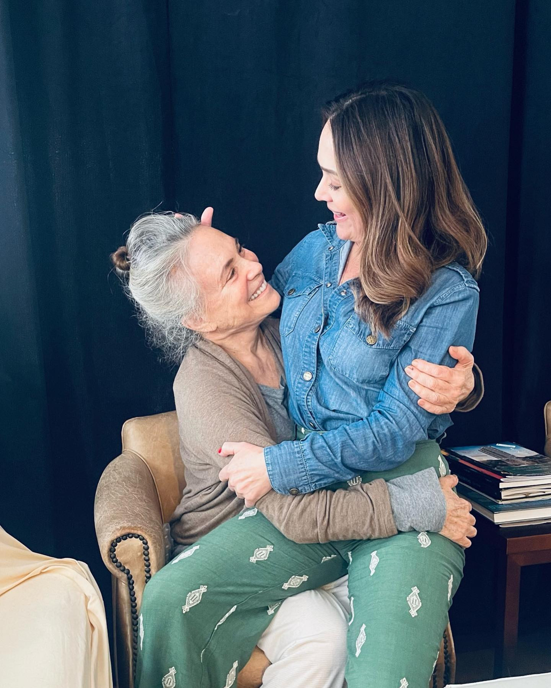 Regina Duarte e a filha, Gabriela - Reprodução/Instagram