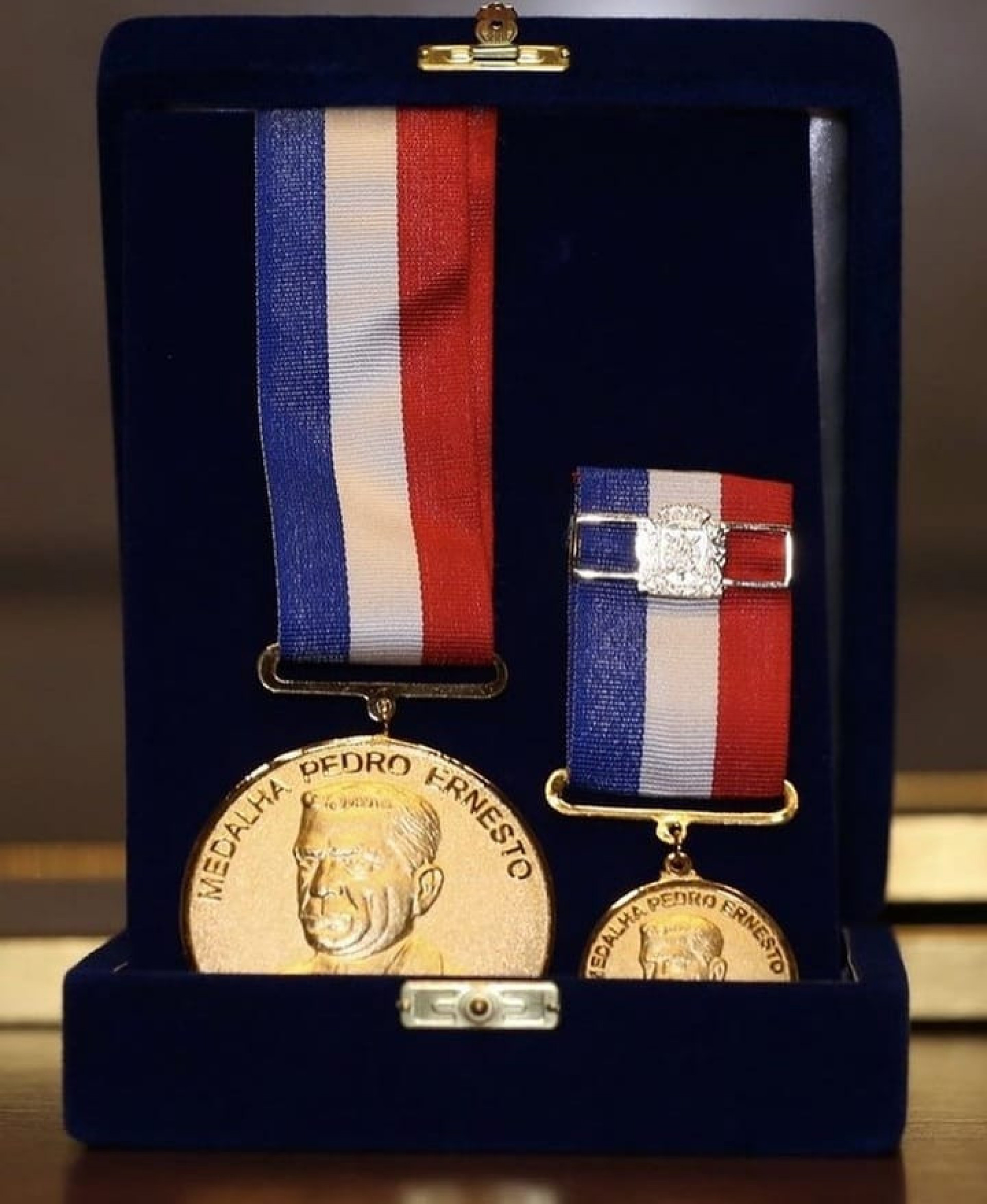 Conjunto de medalhas Pedro Ernesto concedido à Lexa  - Reprodução/Instagram