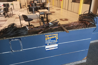 Homens são presos por furto de cabos de energia na Zona Norte