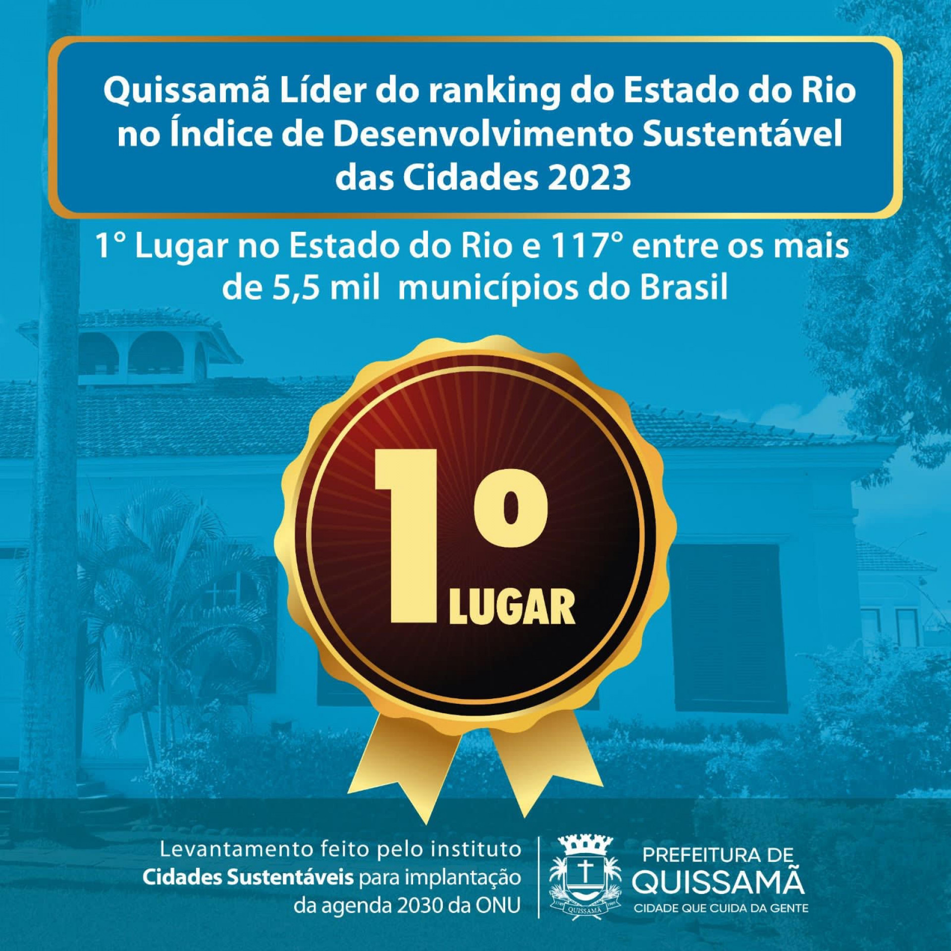 Índice avaliou 100 indicadores para definir o desempenho das cidades no cumprimento dos 17 objetivos de desenvolvimento sustentável estabelecidos pela ONU em 2015