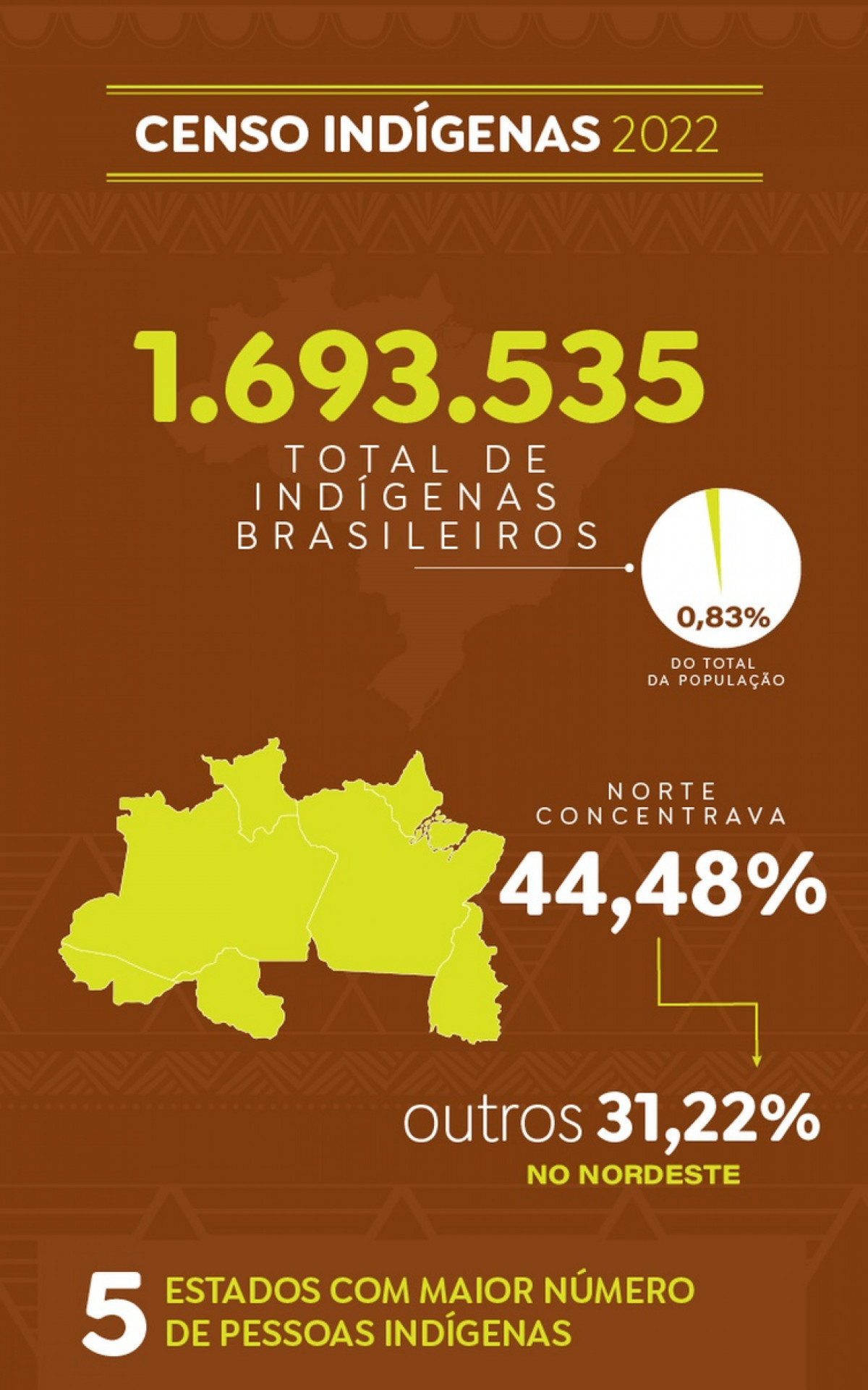 Amazonas concentra grande número de pessoas indígenas