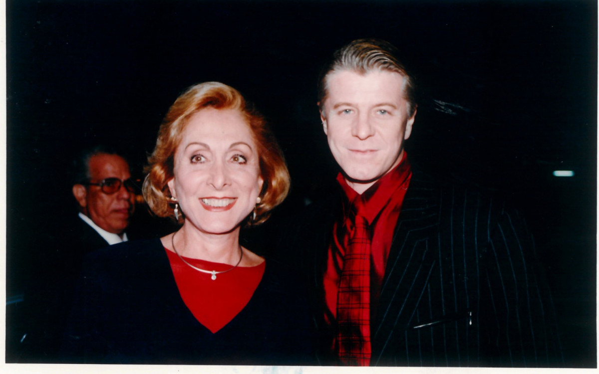 Aracy Balabanian e Miguel Falabella, em maio de 1997