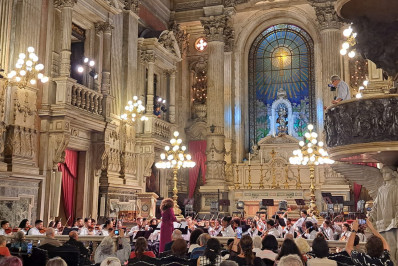 Orquestra de Cordas de Volta Redonda encanta público na Igreja da Candelária